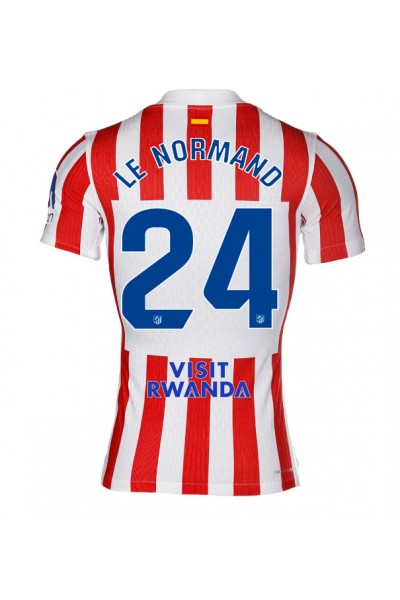 Atletico Madrid Robin Le Normand #24 Jalkapallovaatteet Kotipaita 2025-26 Lyhythihainen Atletico Madrid Robin Le Normand #24 Jalkapallovaatteet Kotipaita 2025-26 Lyhythihainen